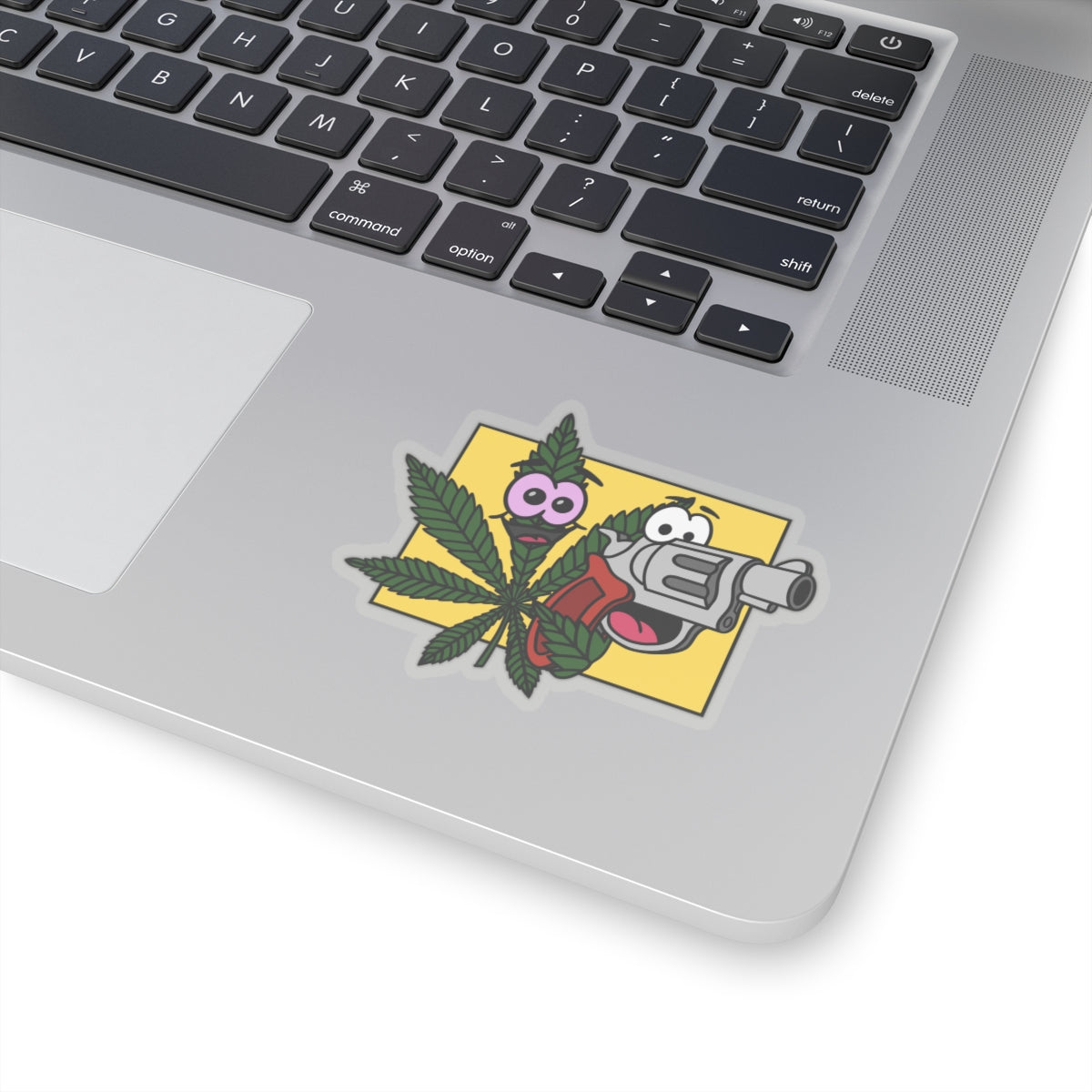 Weed & Guns! (No Text) Kiss-Cut Stickers