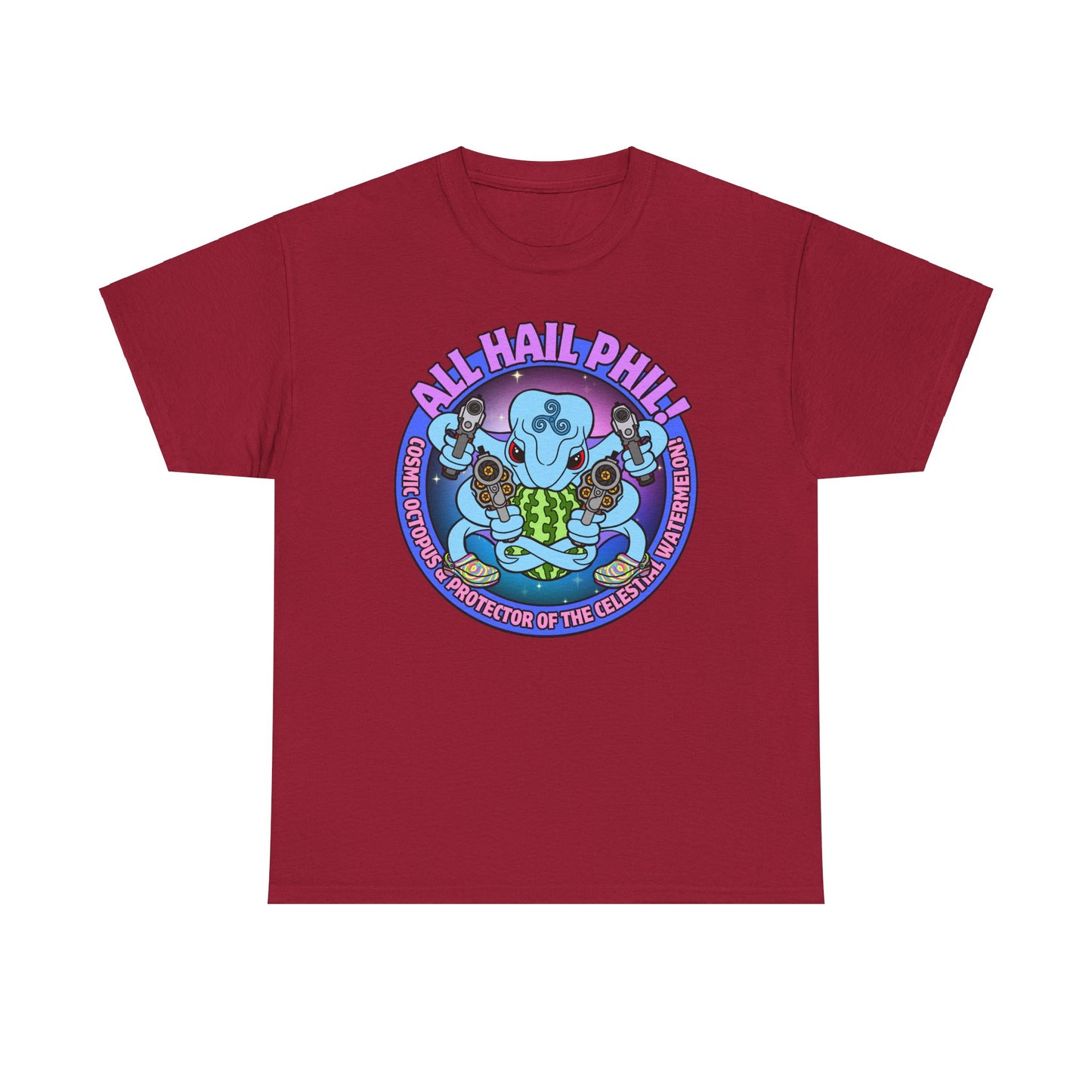 Cosmic Octopus! Unisex Heavy Cotton Tee