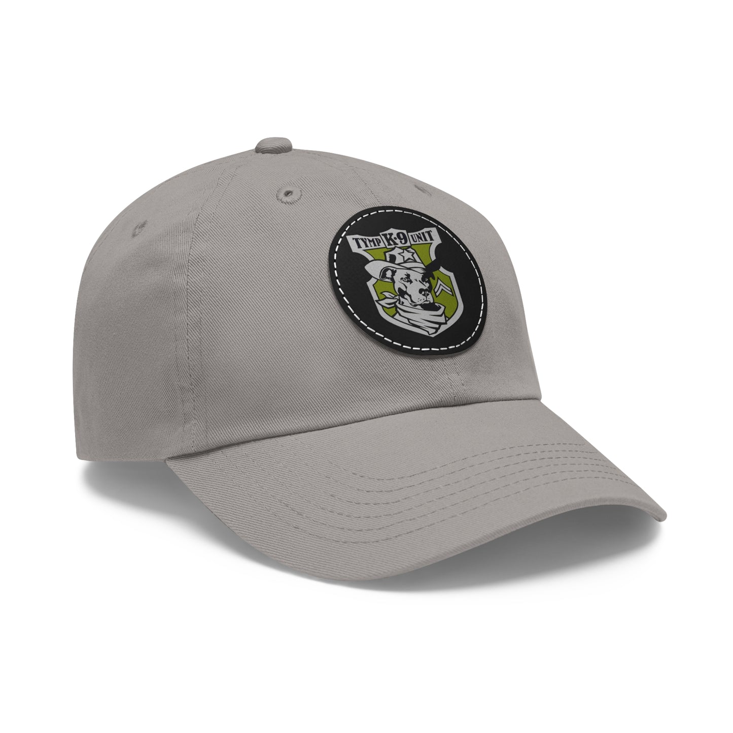 K9 Unit Corporel Dad Hat with Leather Patch (Round)