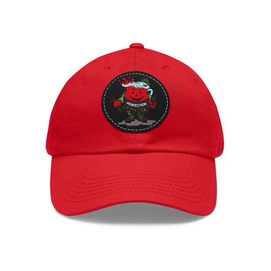 Glock Perfection! Dad Hat with Leather Patch (Round)