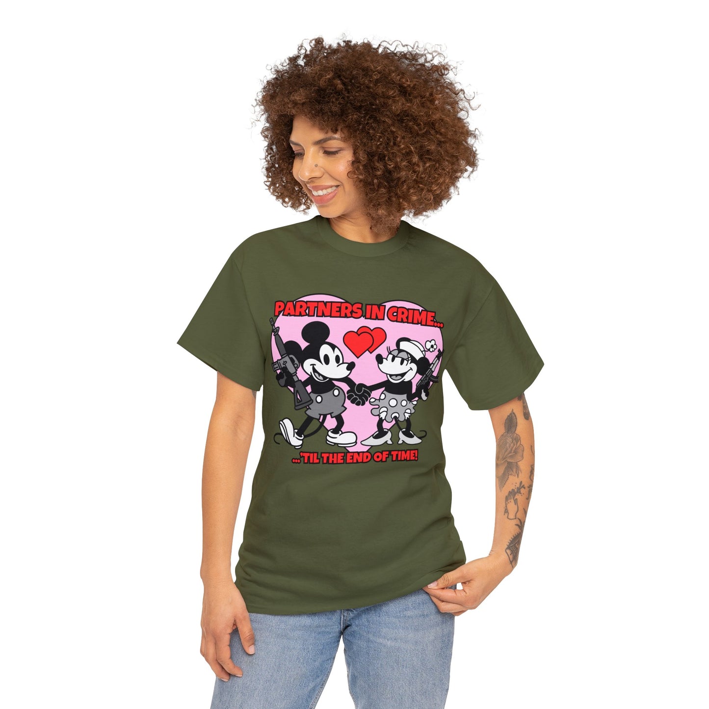 Partners in Crime! Unisex Heavy Cotton Tee