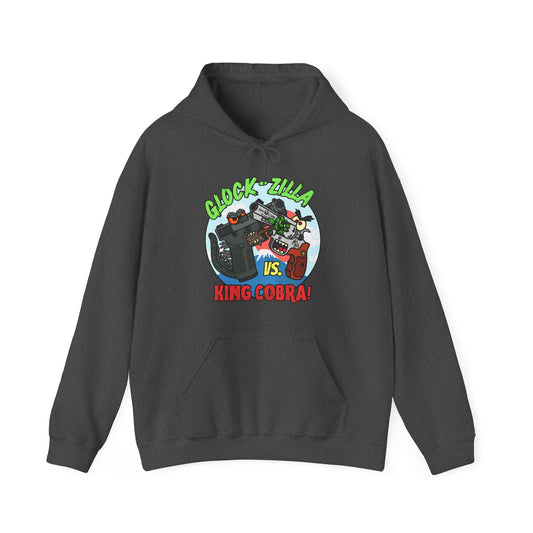 Glock-zilla vs. King Cobra! Unisex Heavy Blend™ Hooded Sweatshirt