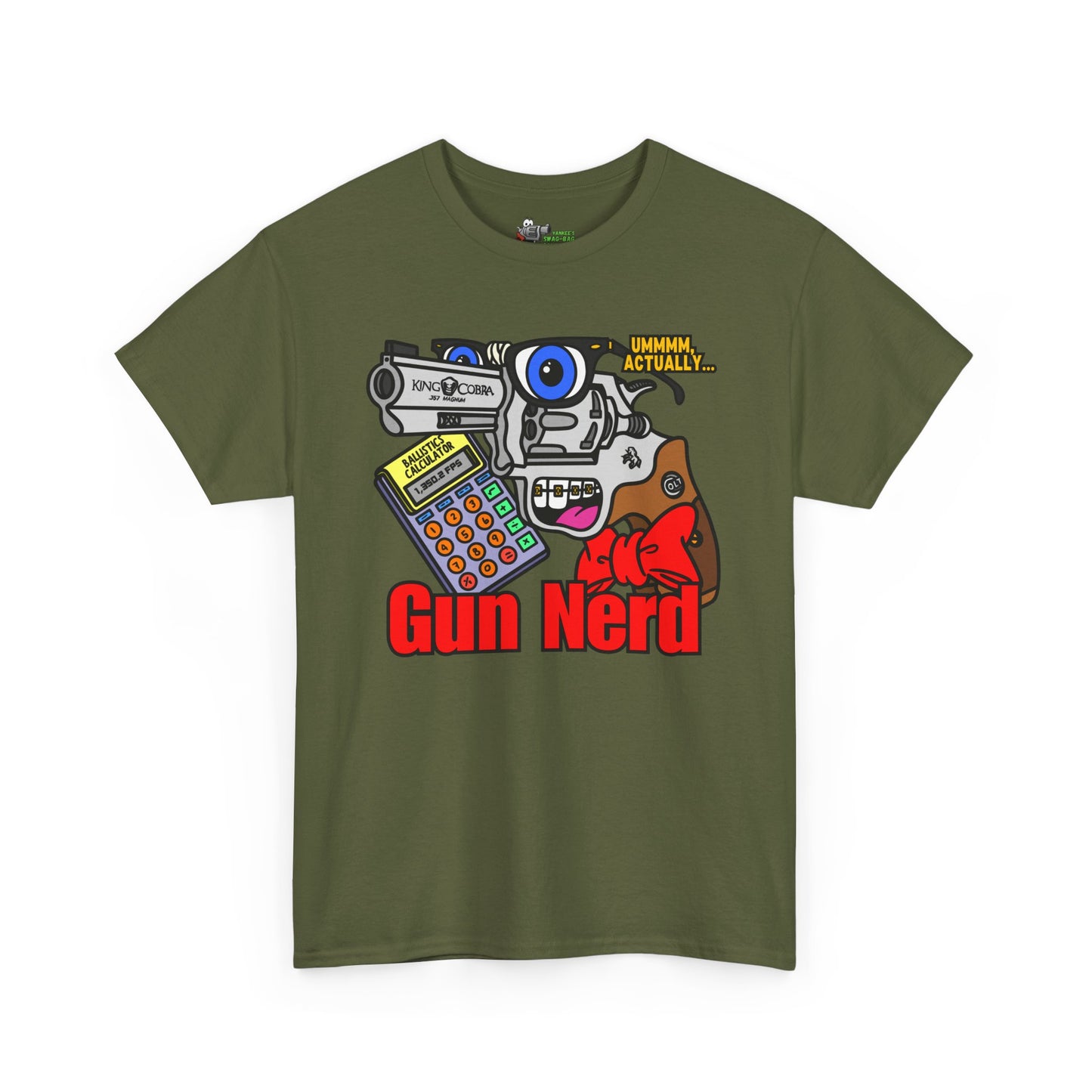 Gun Nerd! Unisex Heavy Cotton Tee
