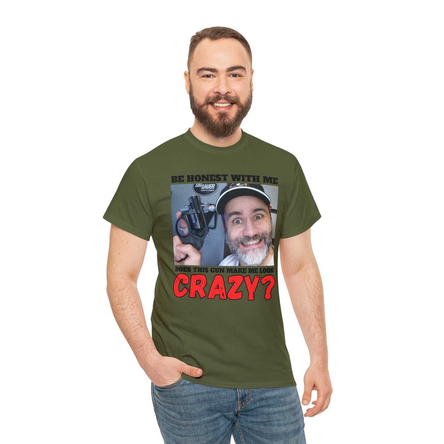 Crazy? Unisex Heavy Cotton Tee