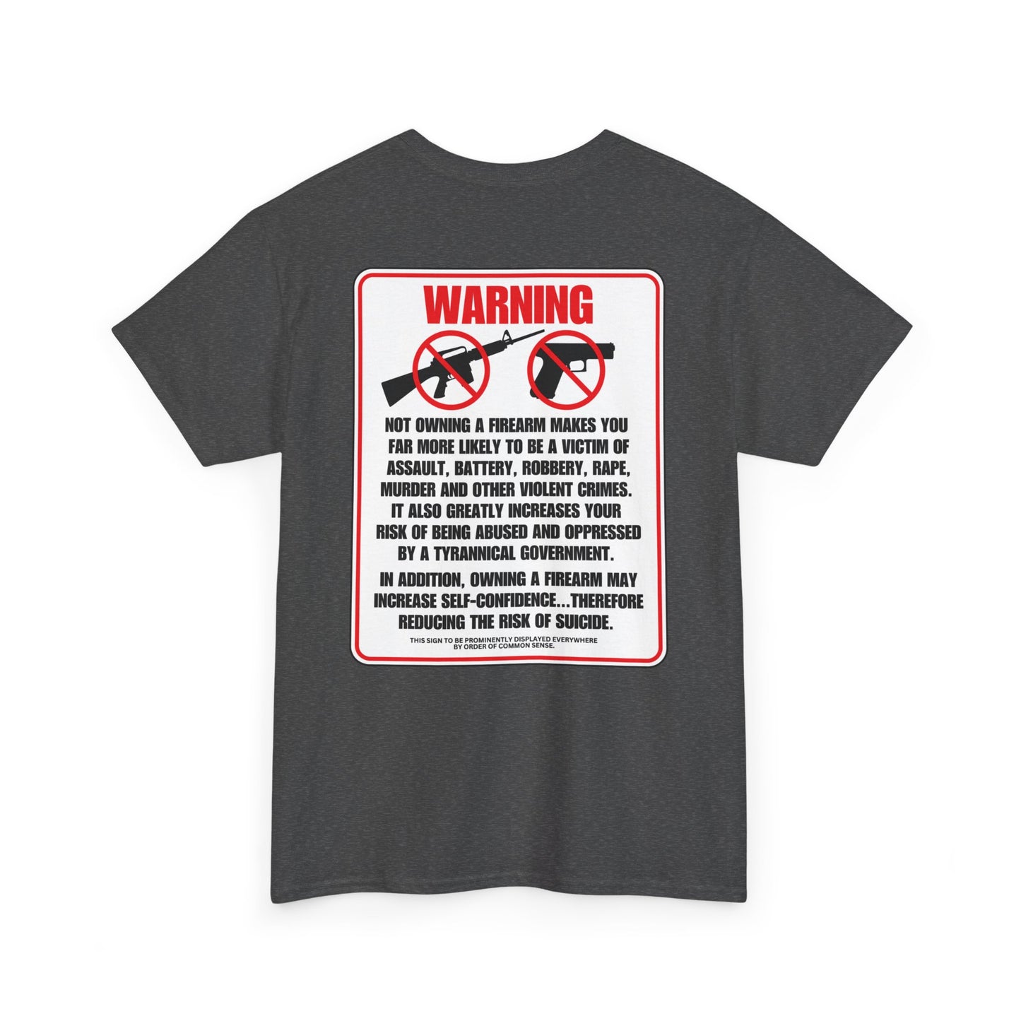 Firearm Safety! Unisex Heavy Cotton Tee