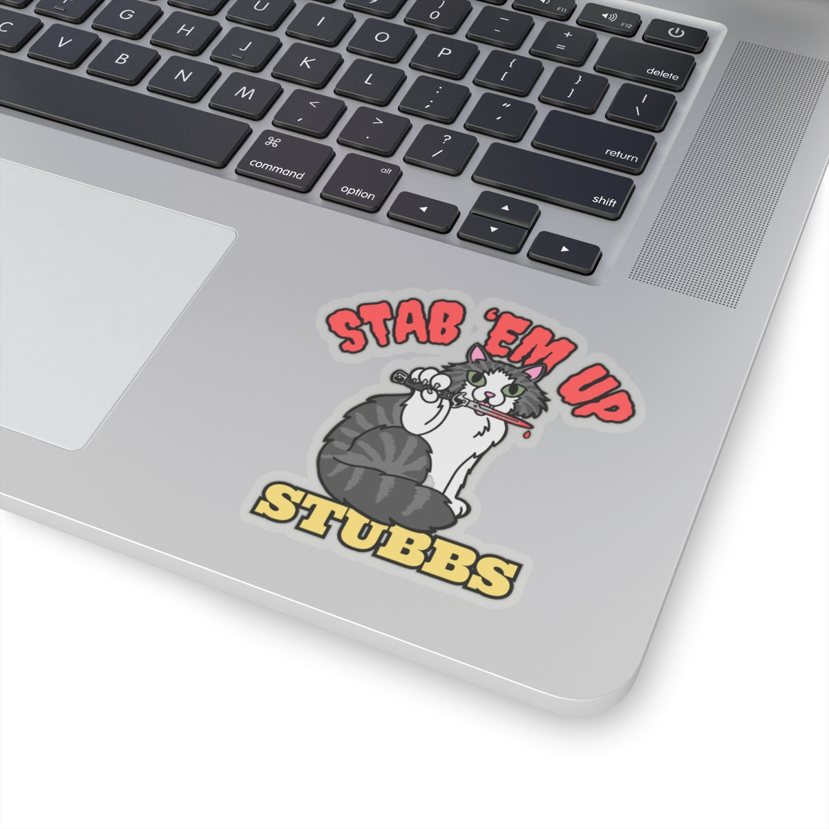 Stab 'Em Up Stubbs! Kiss-Cut Stickers