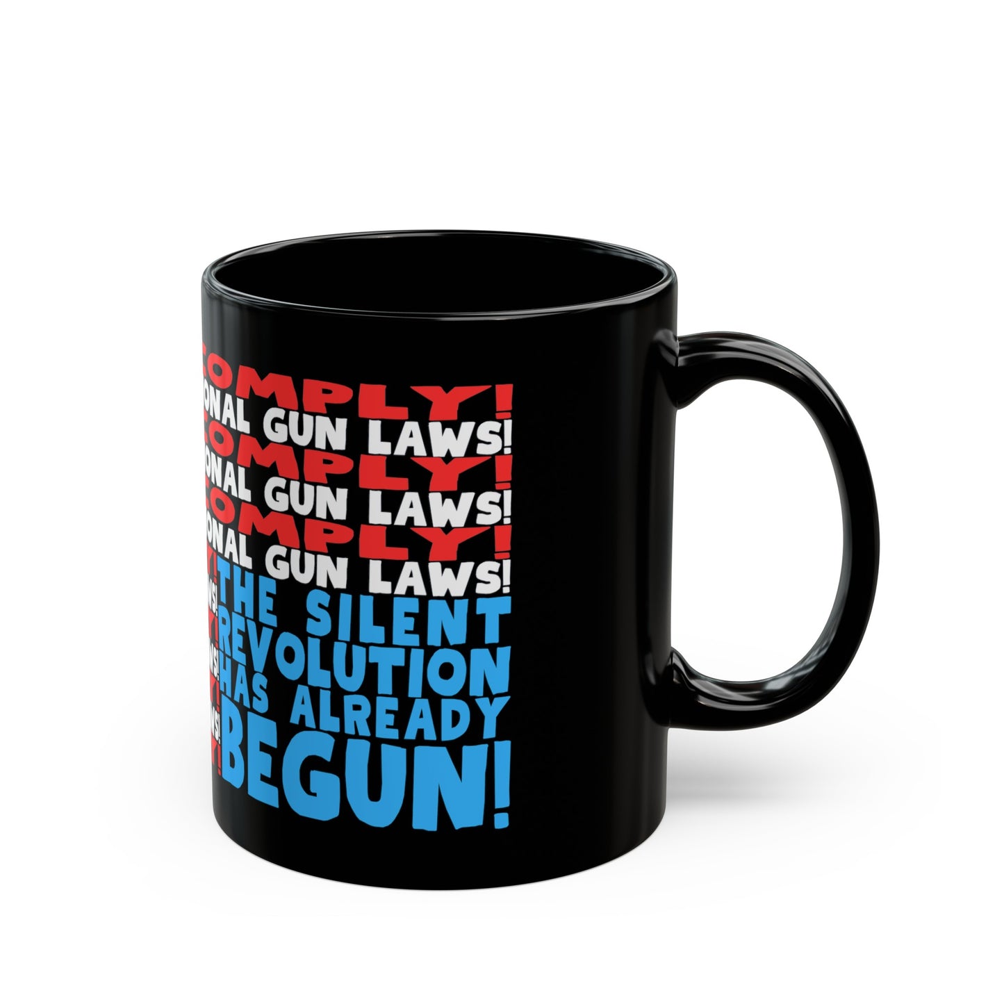 Do Not Comply! Black Mug (11oz, 15oz)