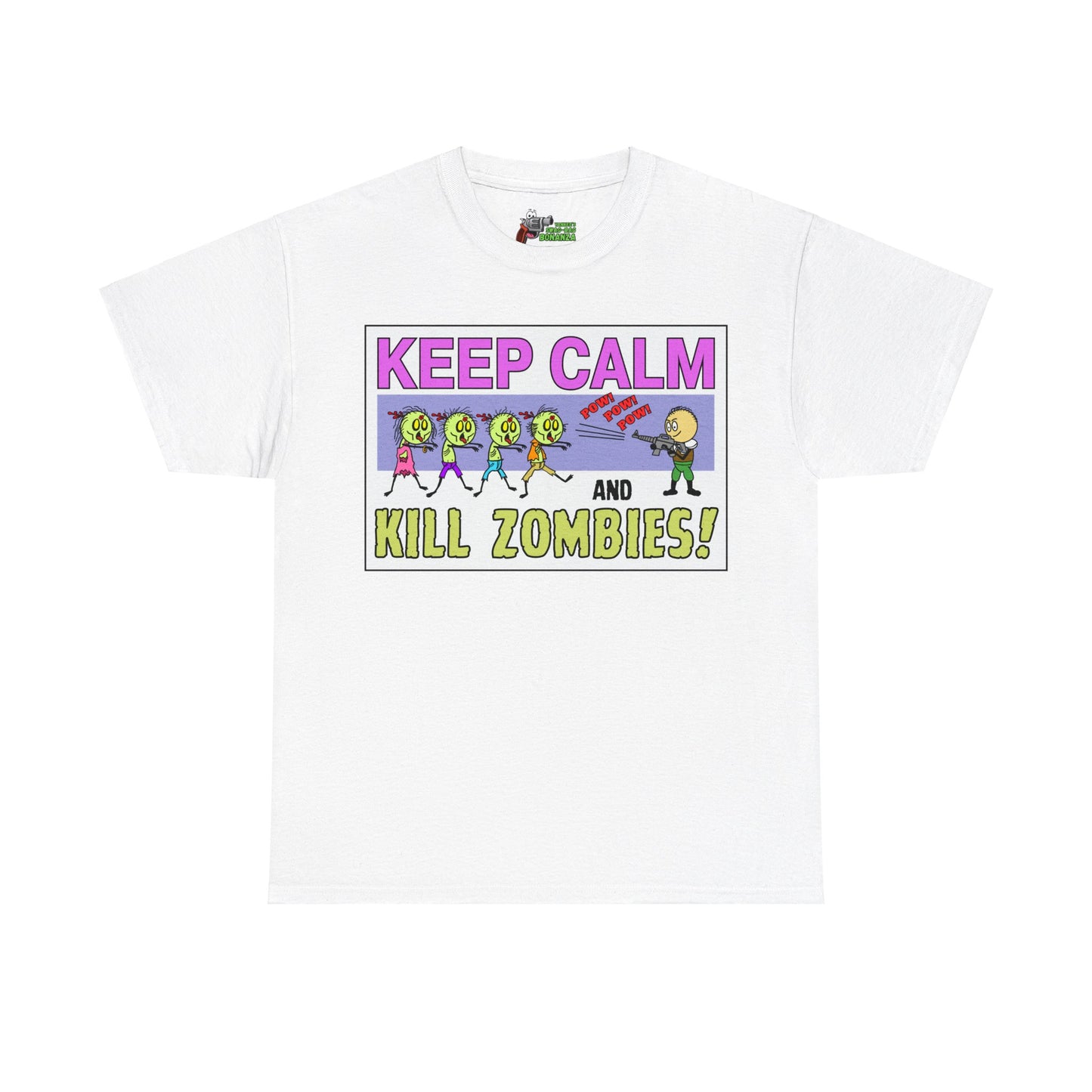 Kill Zombies! Unisex Heavy Cotton Tee