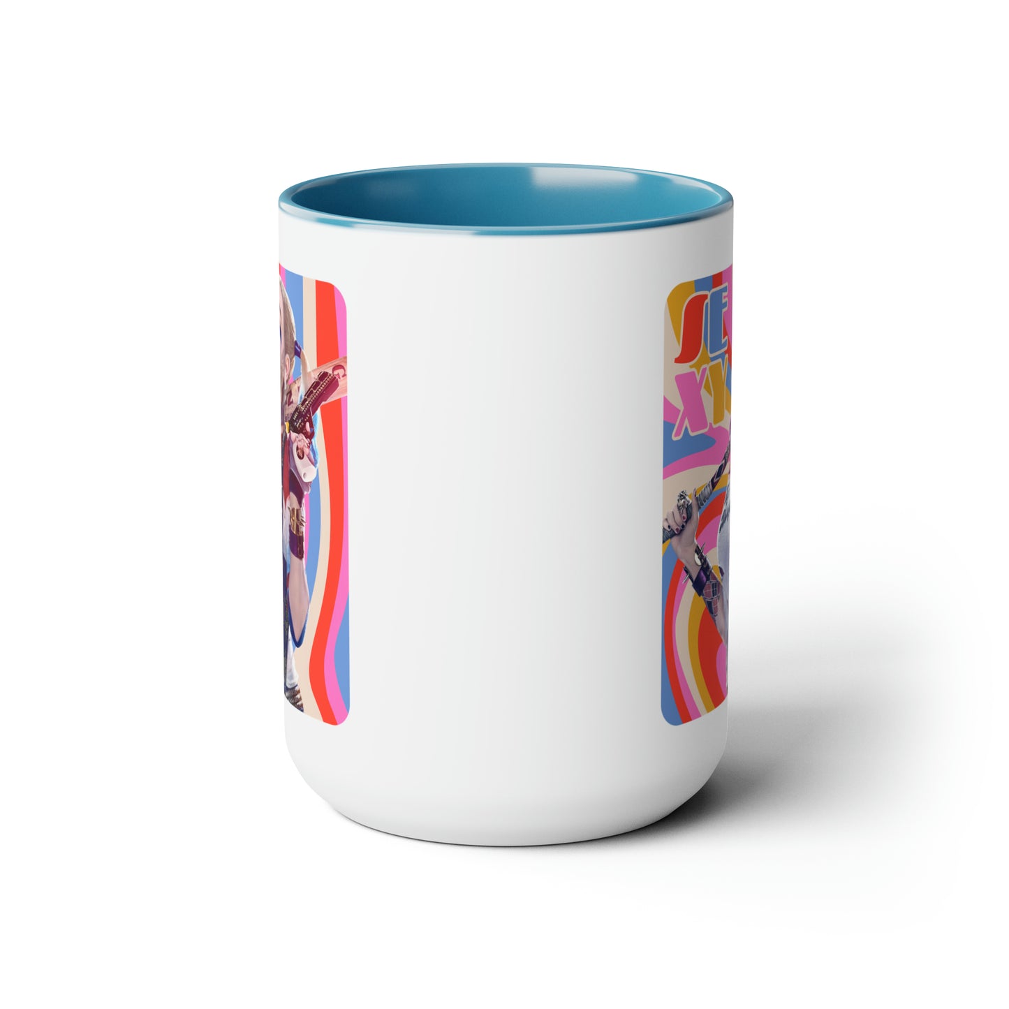 SEXY & Packin' Two-Tone Coffee Mugs, 15oz
