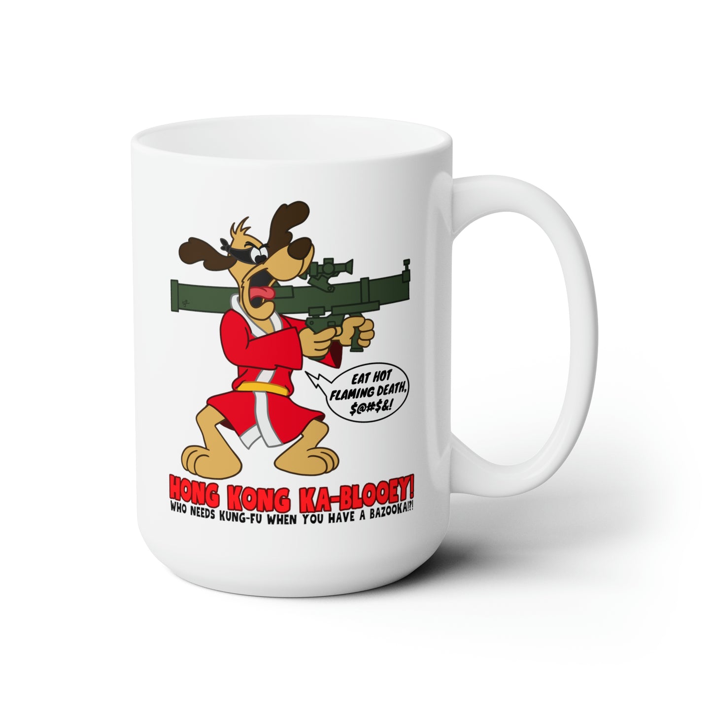 Hong Kong Ka-Blooey! Ceramic Mug 15oz