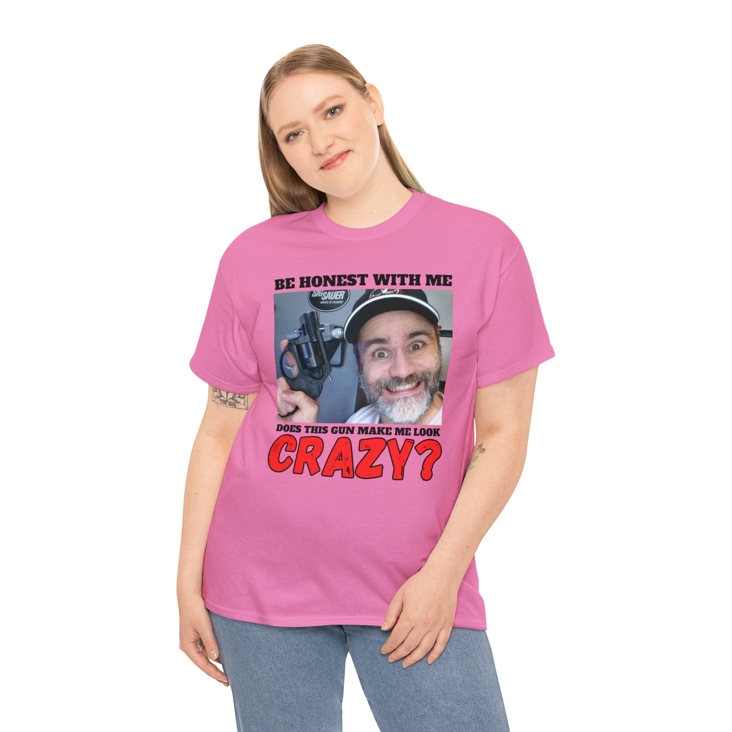 Crazy? Unisex Heavy Cotton Tee
