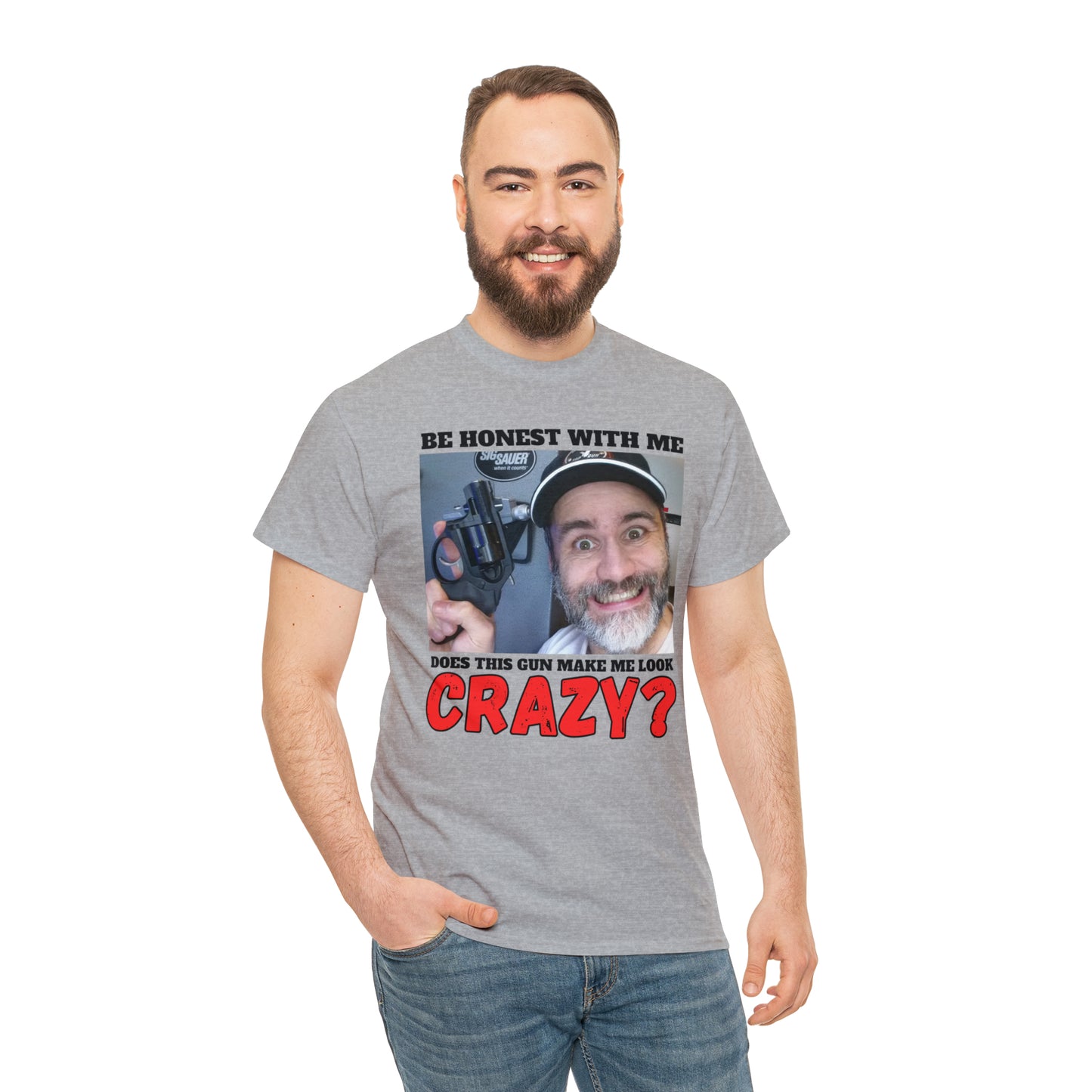 Crazy? Unisex Heavy Cotton Tee