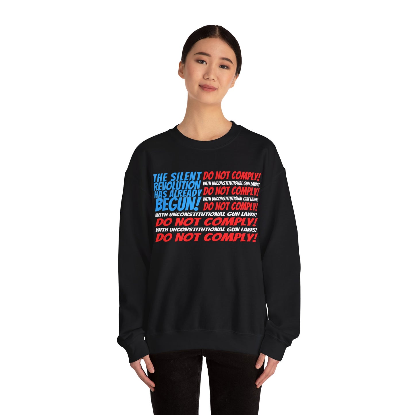 Silent Revolution! Unisex Heavy Blend™ Crewneck Sweatshirt