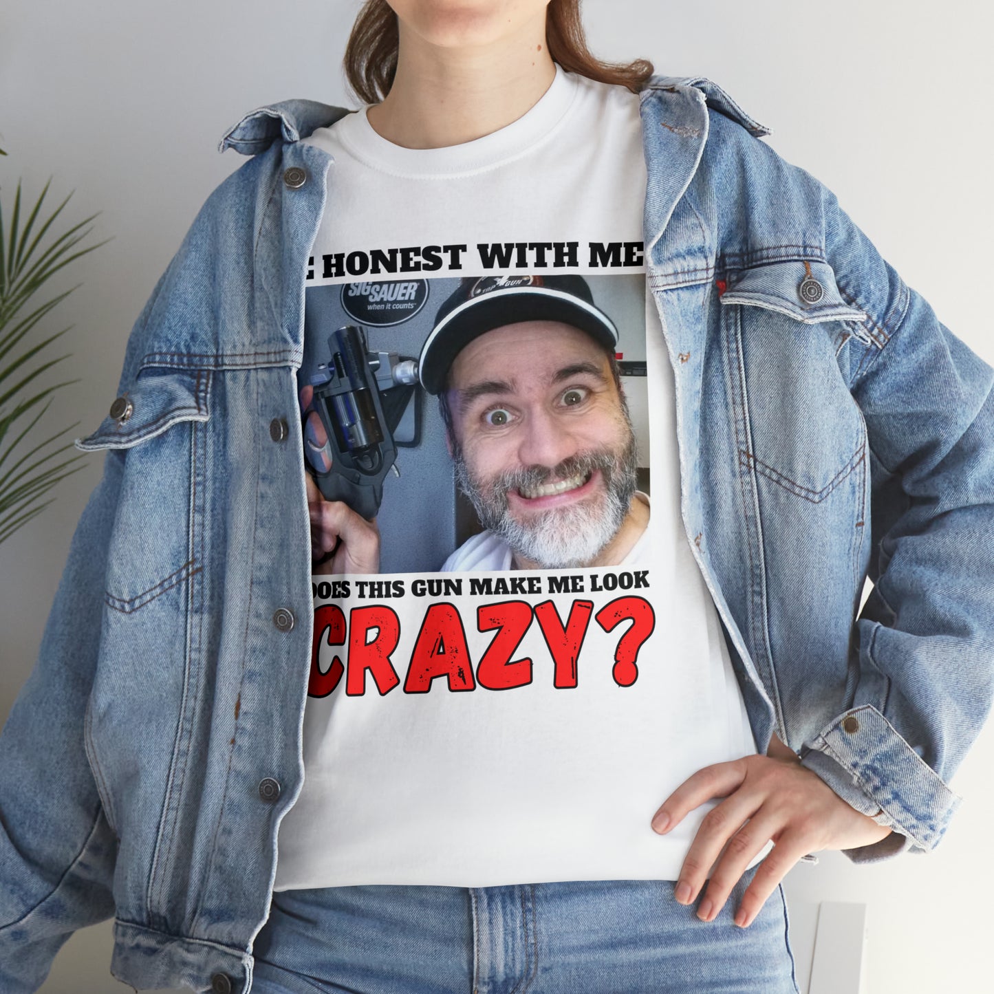 Crazy? Unisex Heavy Cotton Tee