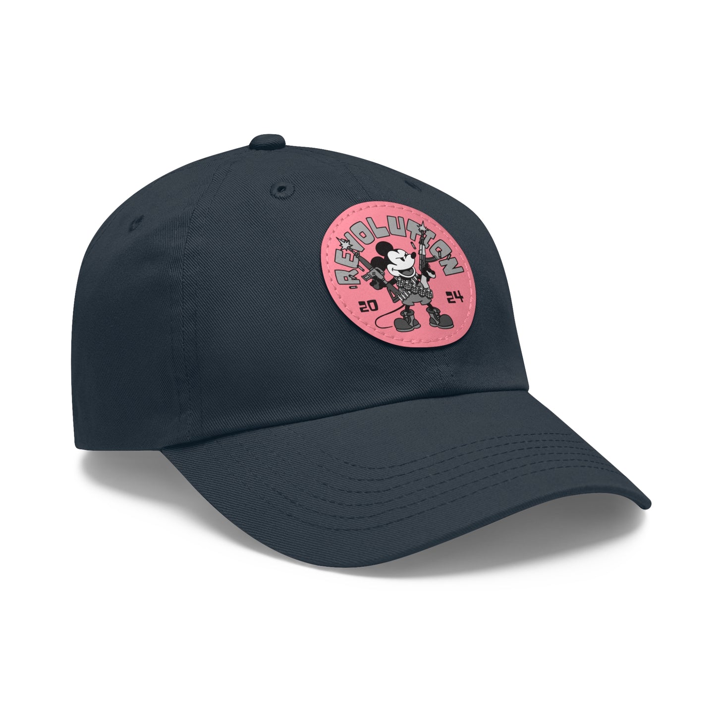 Revolutionary Willie! Dad Hat with Leather Patch (Round)