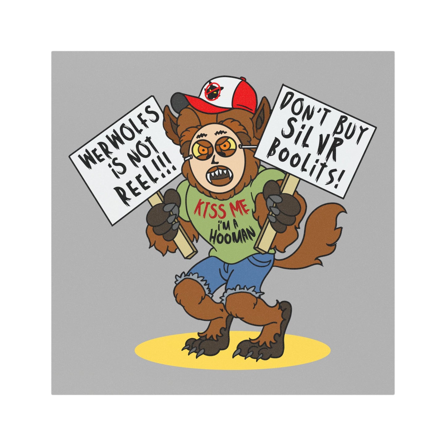 Werwolfs Not Reel! Car Magnets