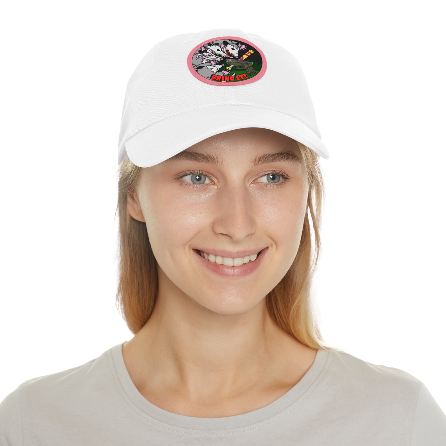 Gary's Last Stand! Dad Hat with Leather Patch (Round)