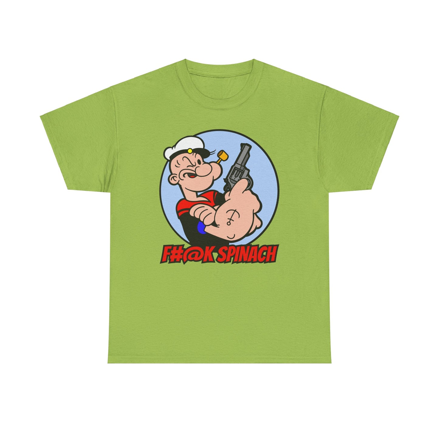 F#@K Spinach! Unisex Heavy Cotton Tee