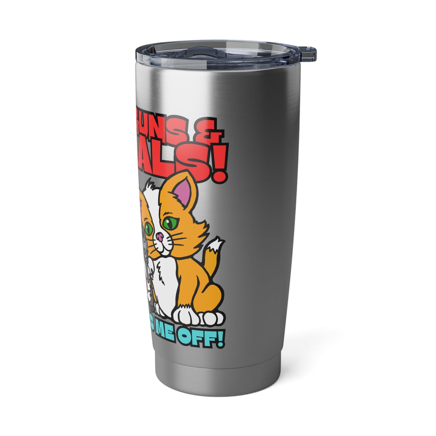 (FFF) I Love guns & Animals! Vagabond 20oz Tumbler