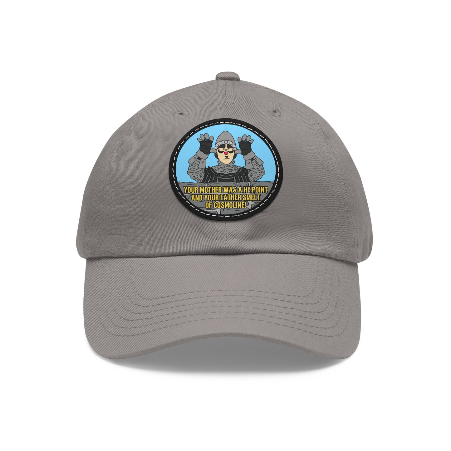 Cosmoline Taunt! Dad Hat with Leather Patch (Round)