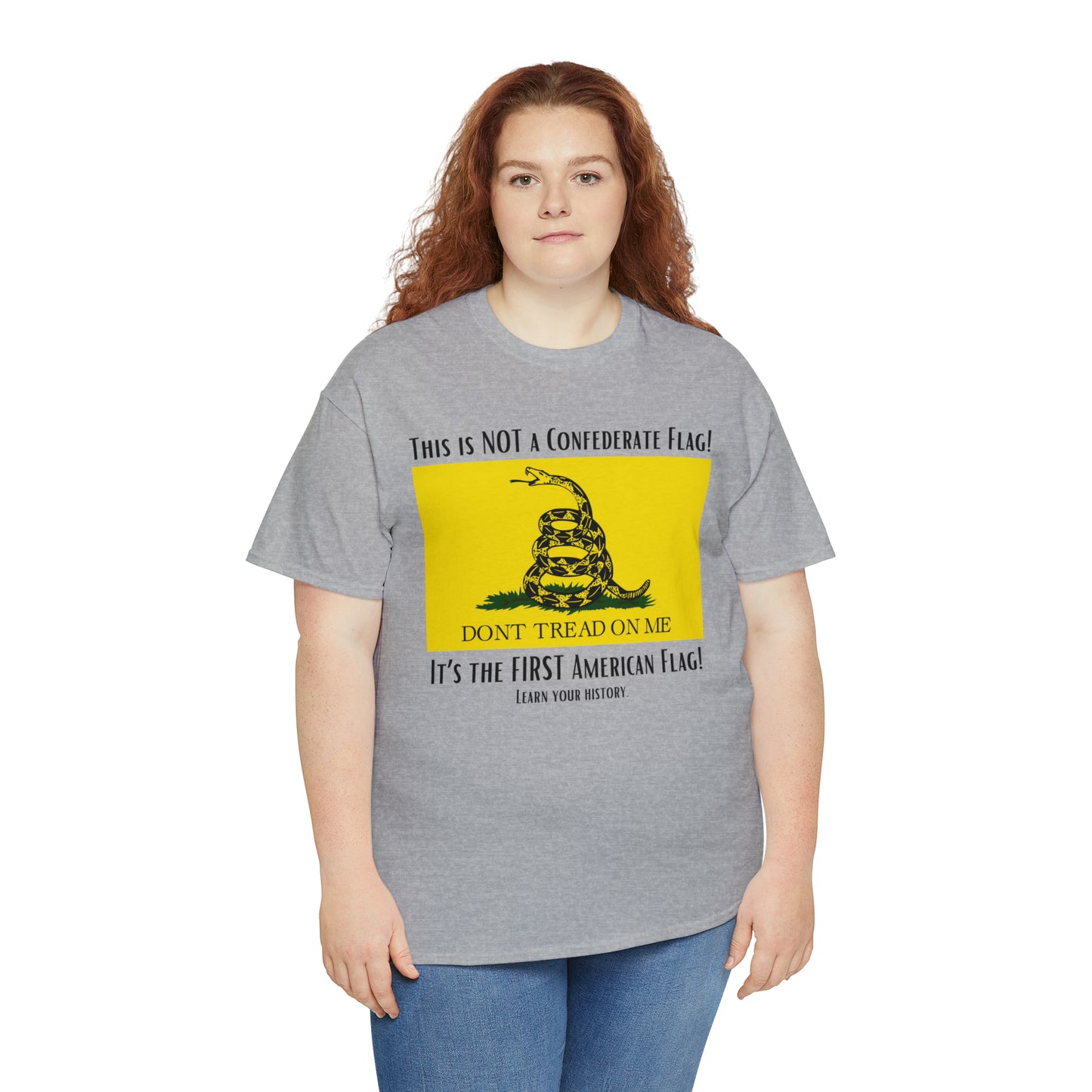 1st American Flag Unisex Heavy Cotton Tee