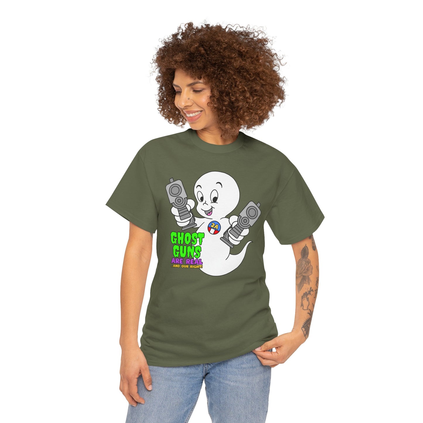Ghost Guns R Real! Unisex Heavy Cotton Tee