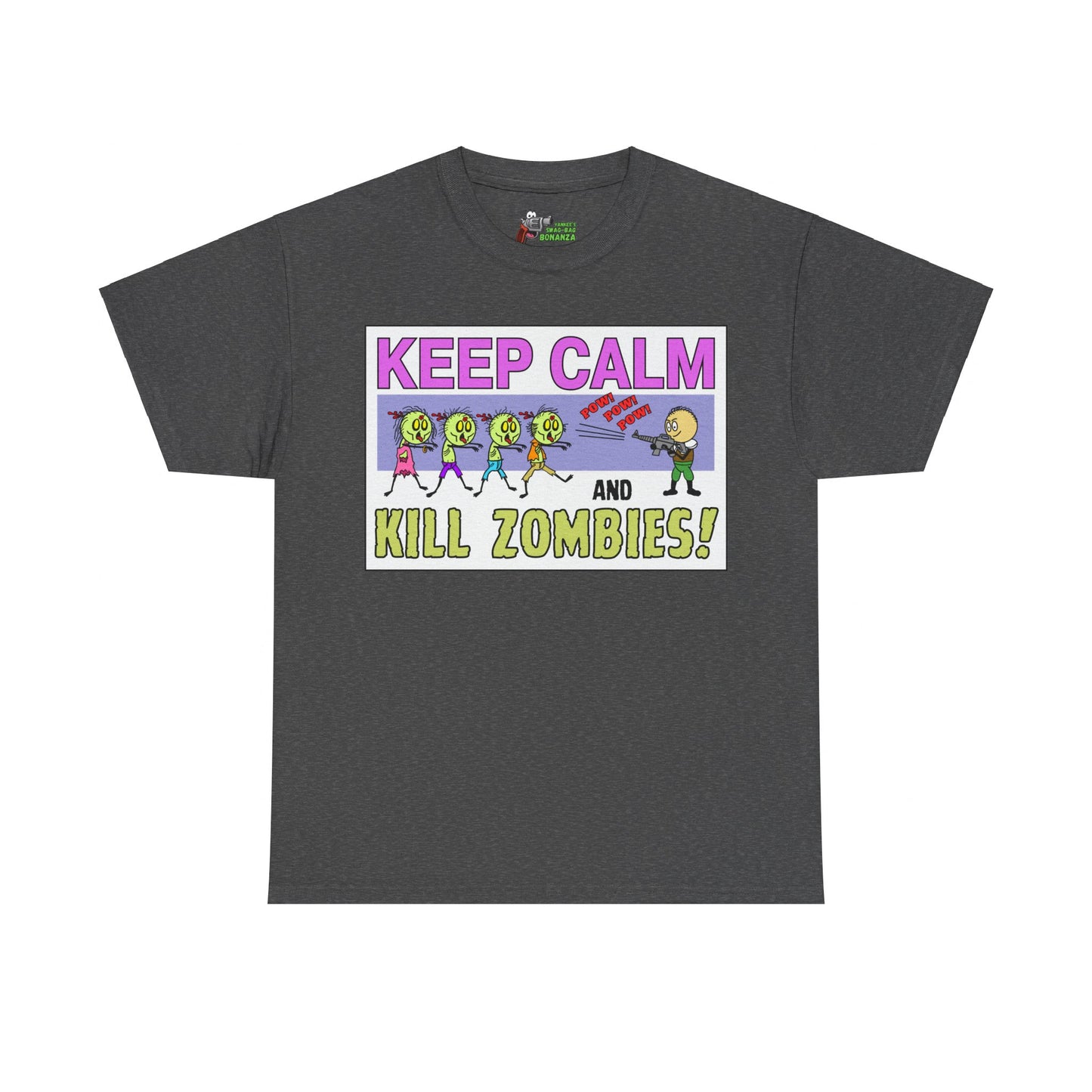 Kill Zombies! Unisex Heavy Cotton Tee