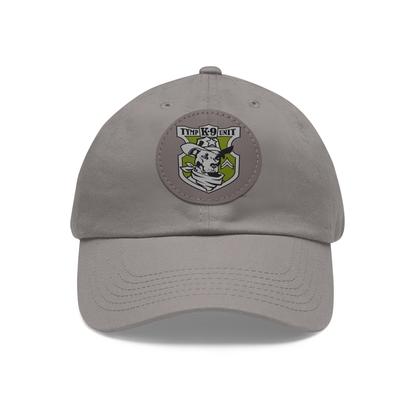 K9 Unit Corporel Dad Hat with Leather Patch (Round)