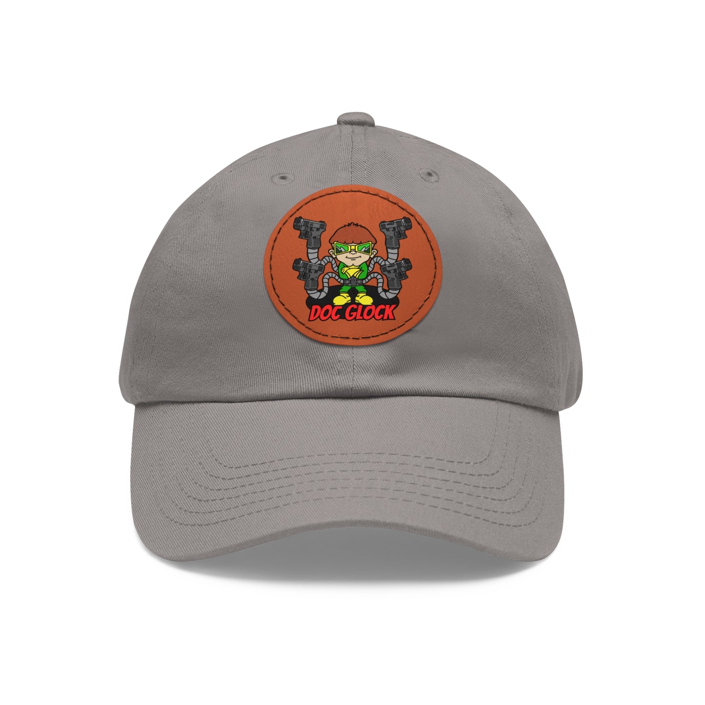 Doc Glock! Dad Hat with Leather Patch (Round)