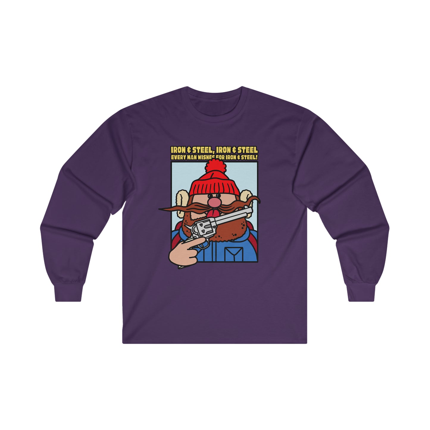 Iron & Steel! Ultra Cotton Long Sleeve Tee