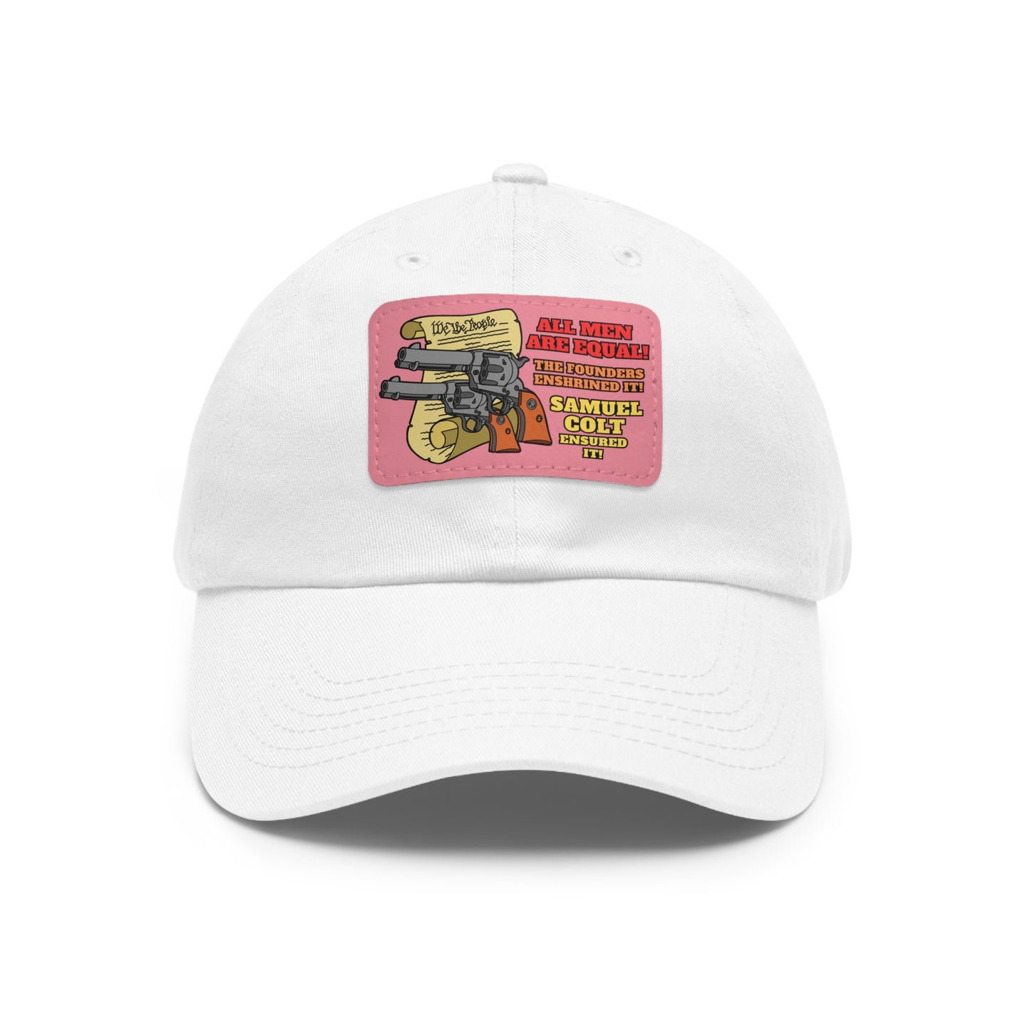 Equalizers! Dad Hat with Leather Patch (Rectangle)