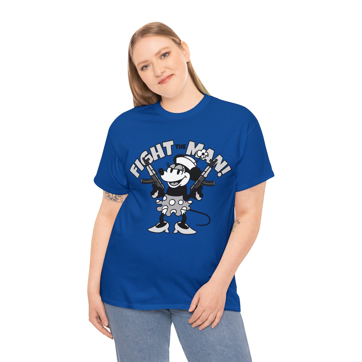 Fight the Man! Unisex Heavy Cotton Tee