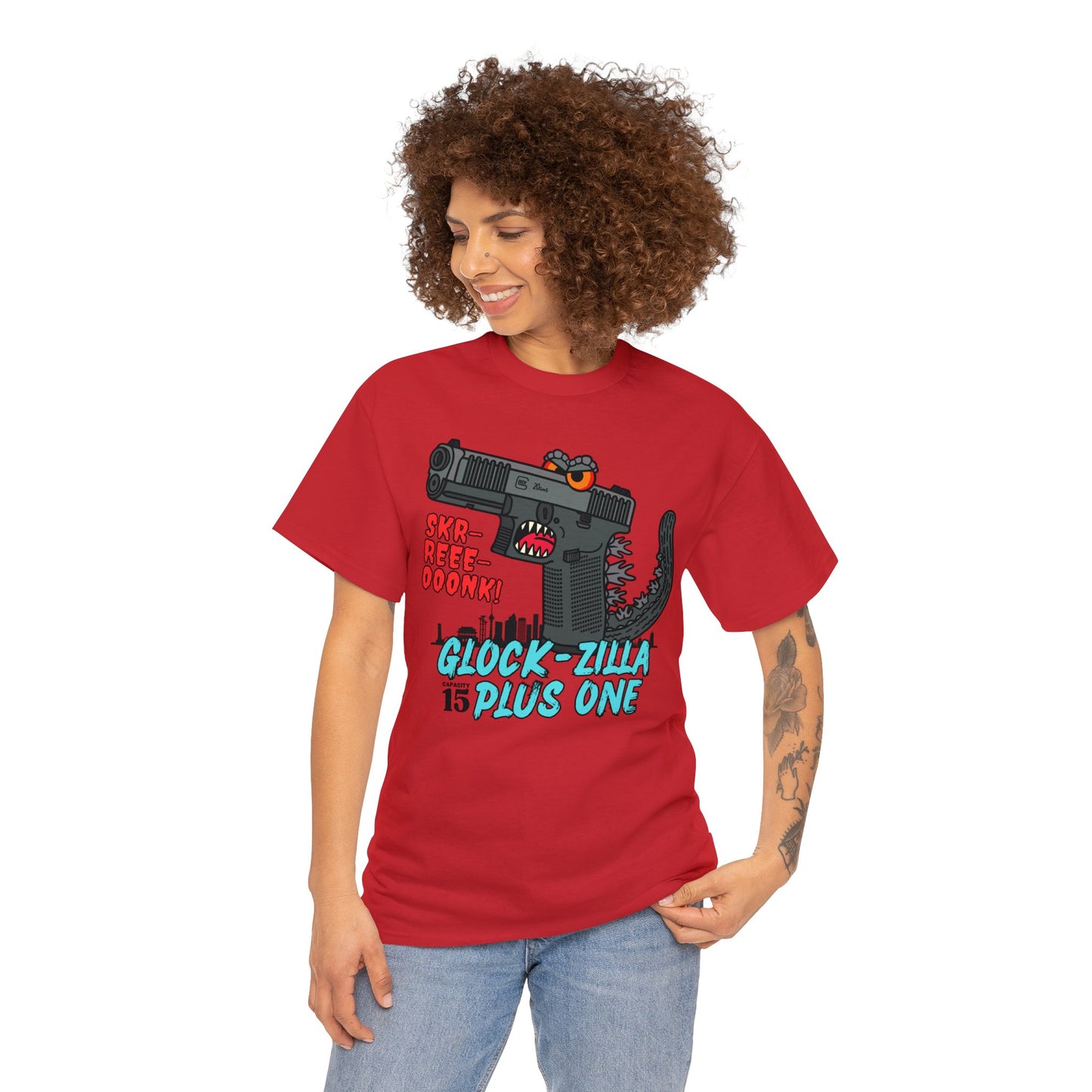 Glock-zilla! Unisex Heavy Cotton Tee