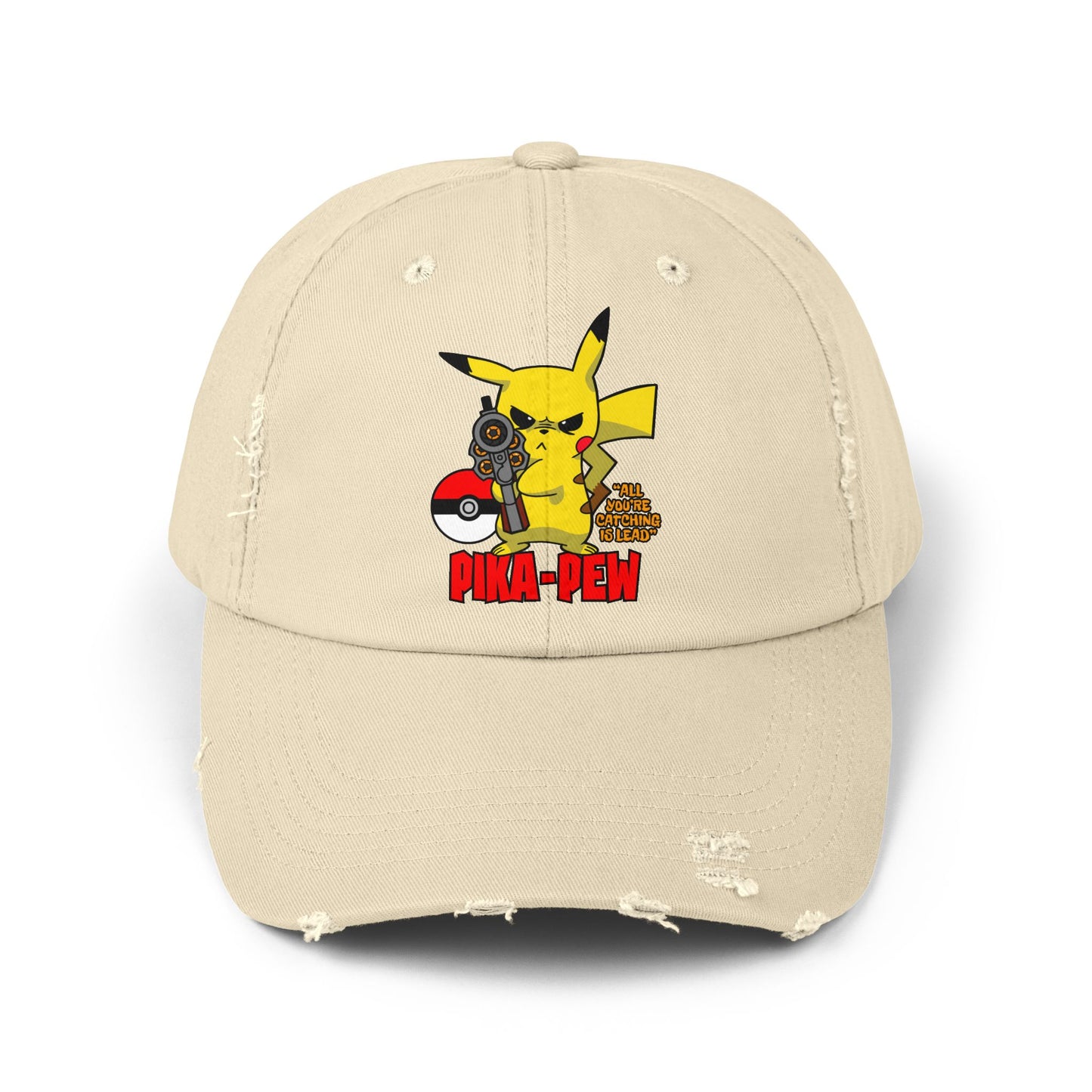 All Your Catching is Lead! Unisex Distressed Cap