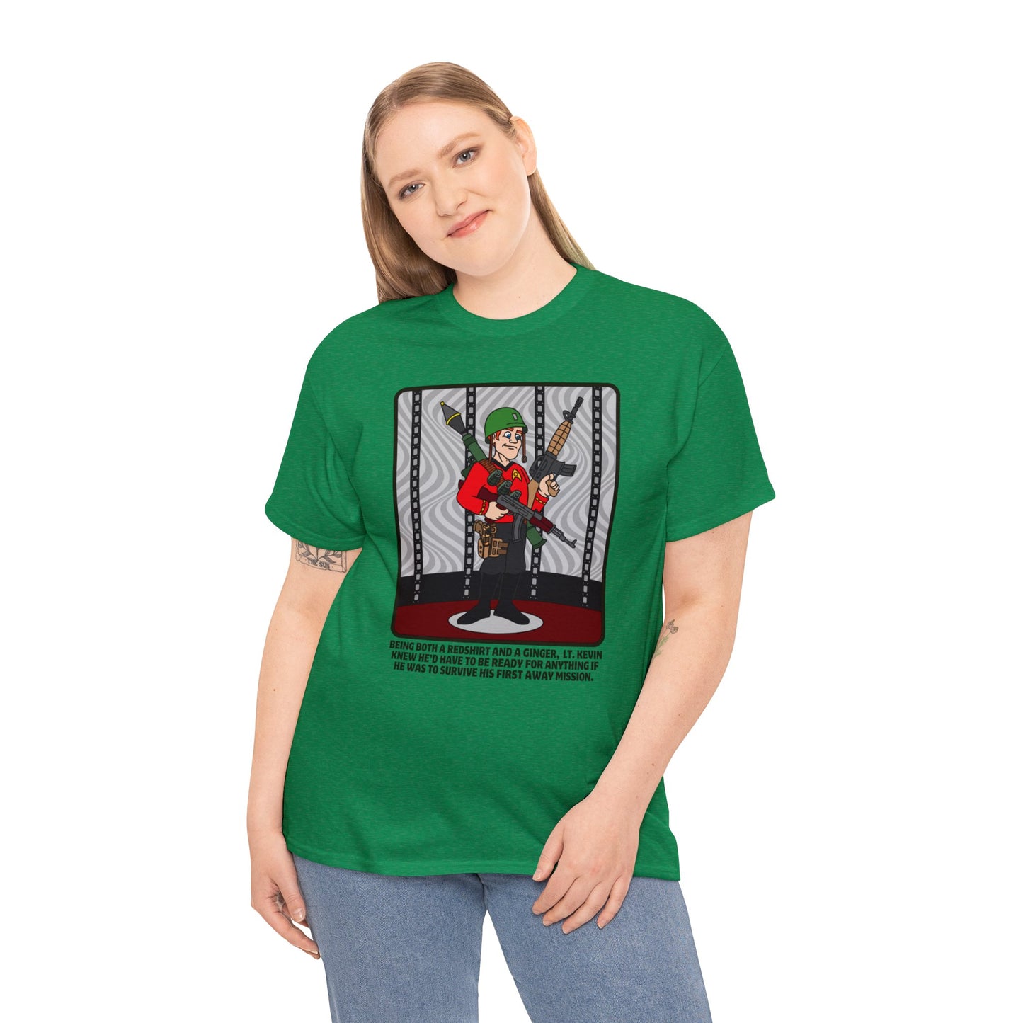 Ginger Redshirt Unisex Heavy Cotton Tee