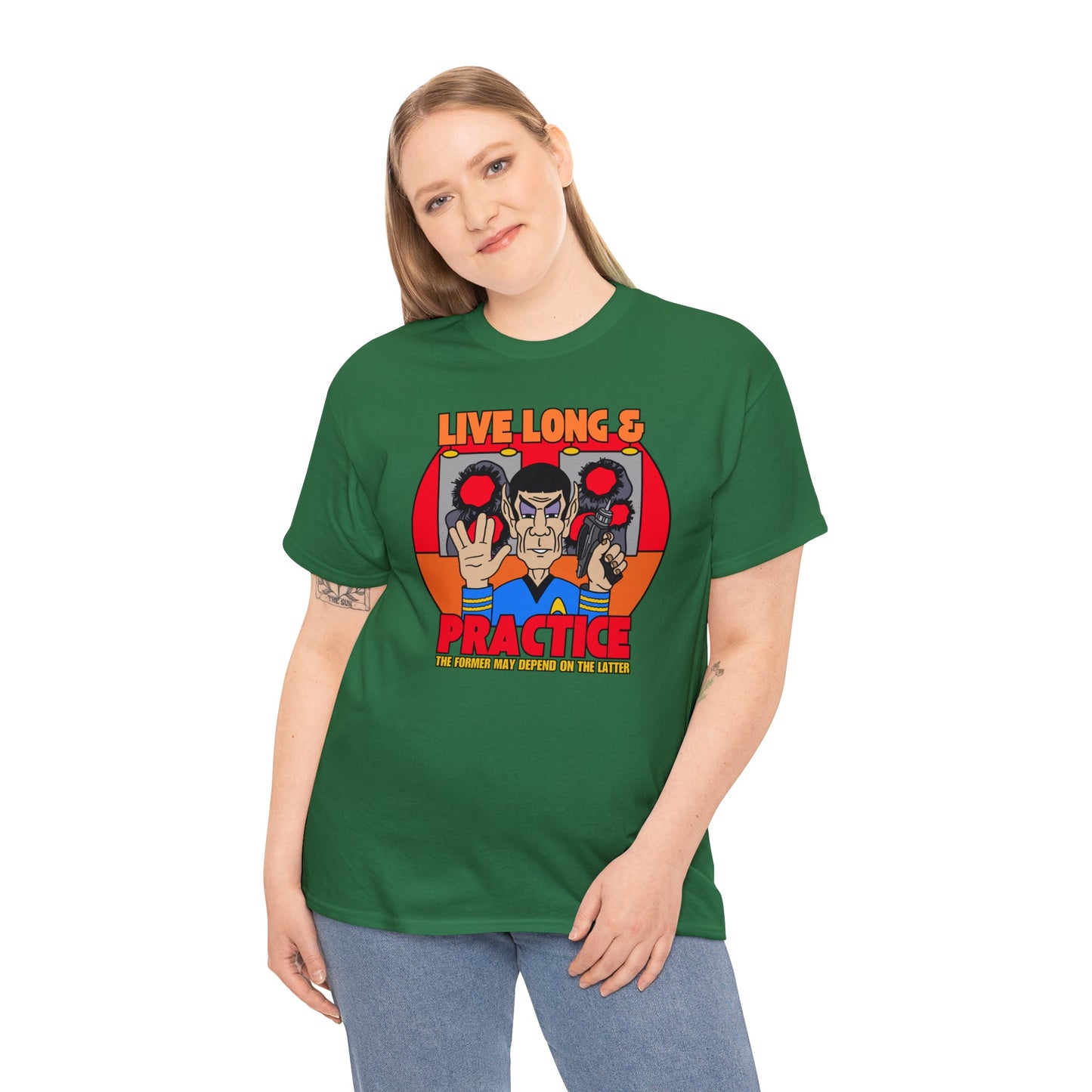 Live Long & Practice Unisex Heavy Cotton Tee