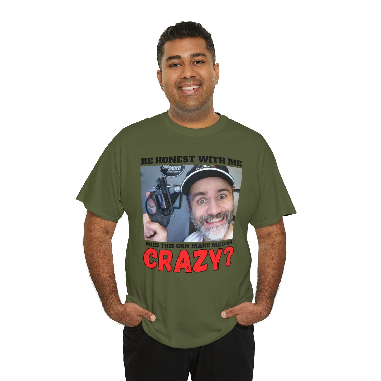 Crazy? Unisex Heavy Cotton Tee
