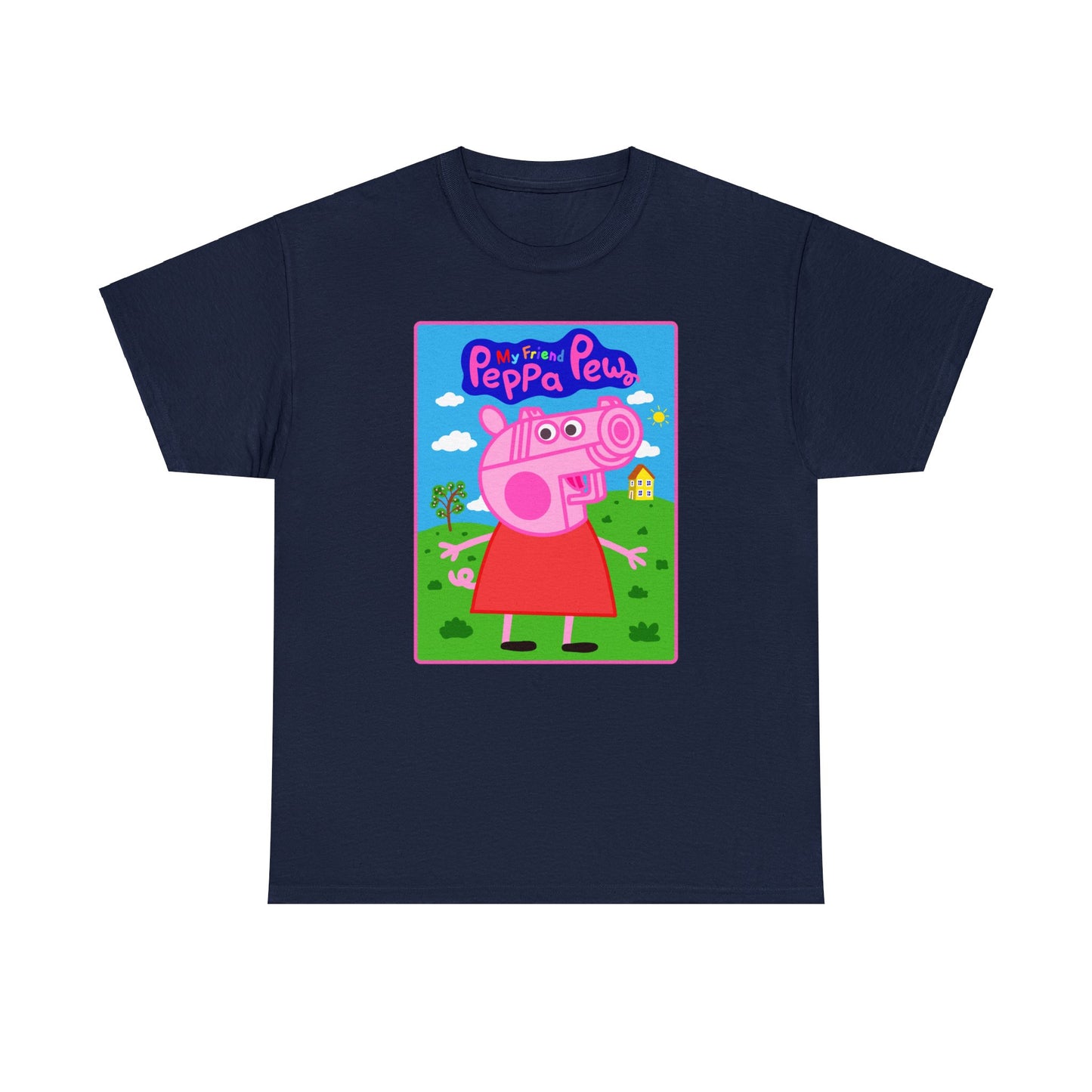 Peppa Pew Unisex Heavy Cotton Tee