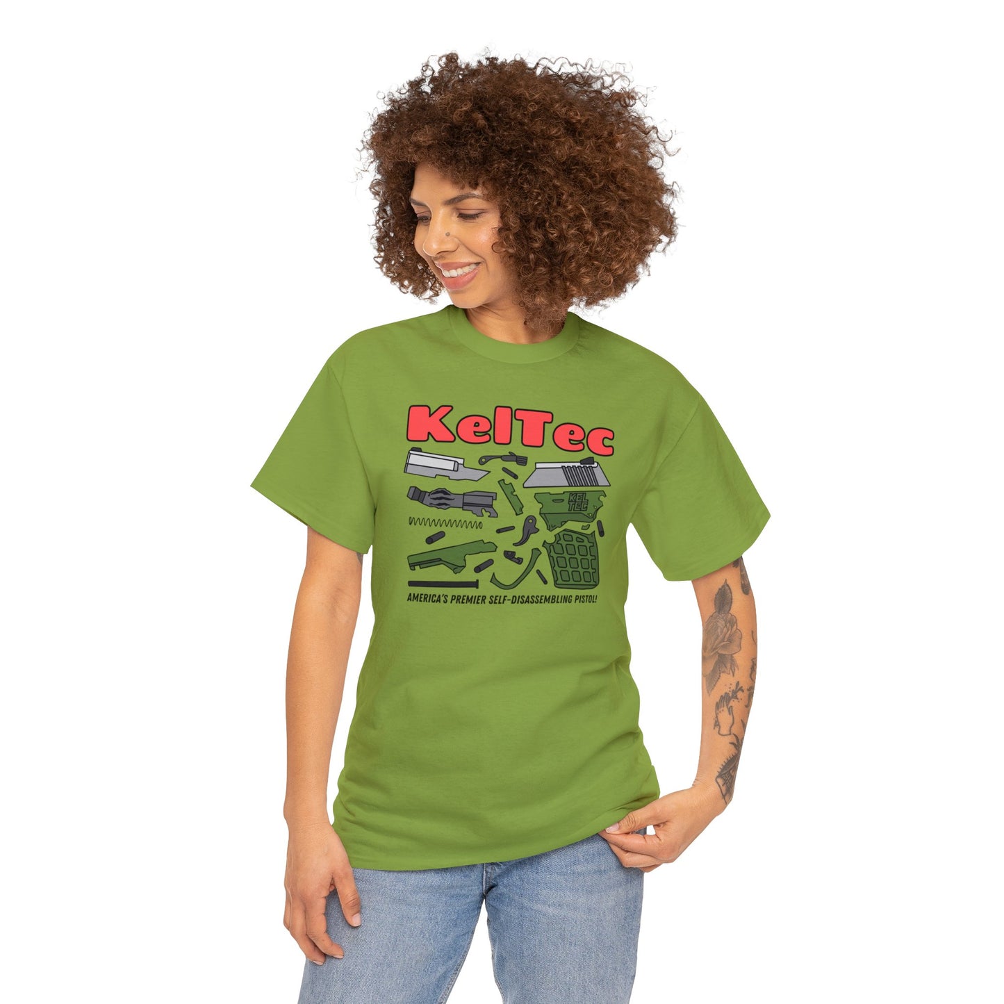 KelTec Disassembled Unisex Heavy Cotton Tee