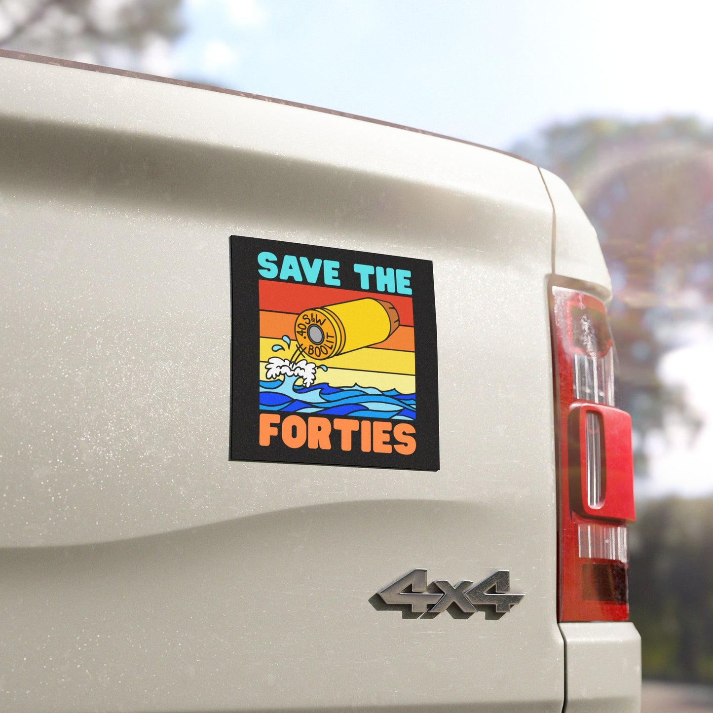 Save the Forties! Car Magnets