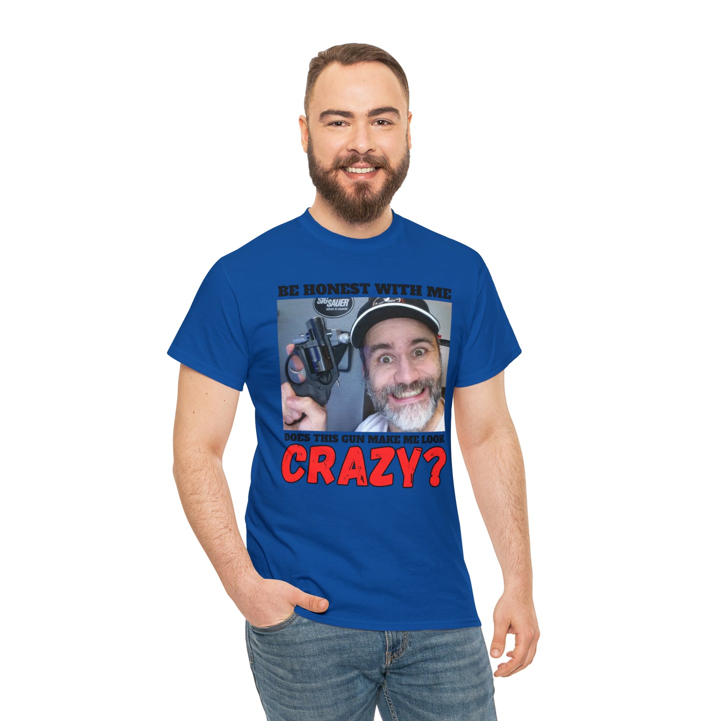 Crazy? Unisex Heavy Cotton Tee
