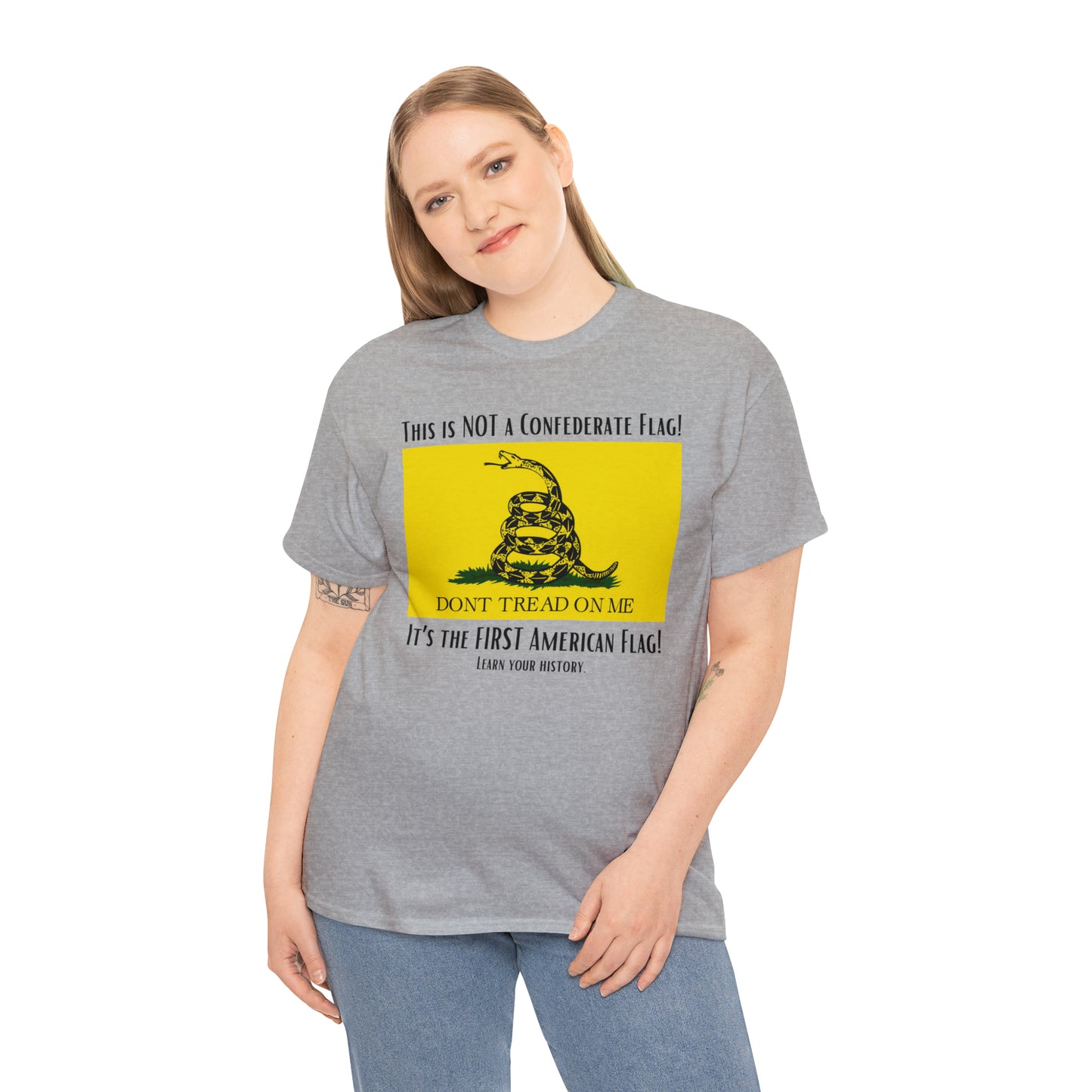 1st American Flag Unisex Heavy Cotton Tee