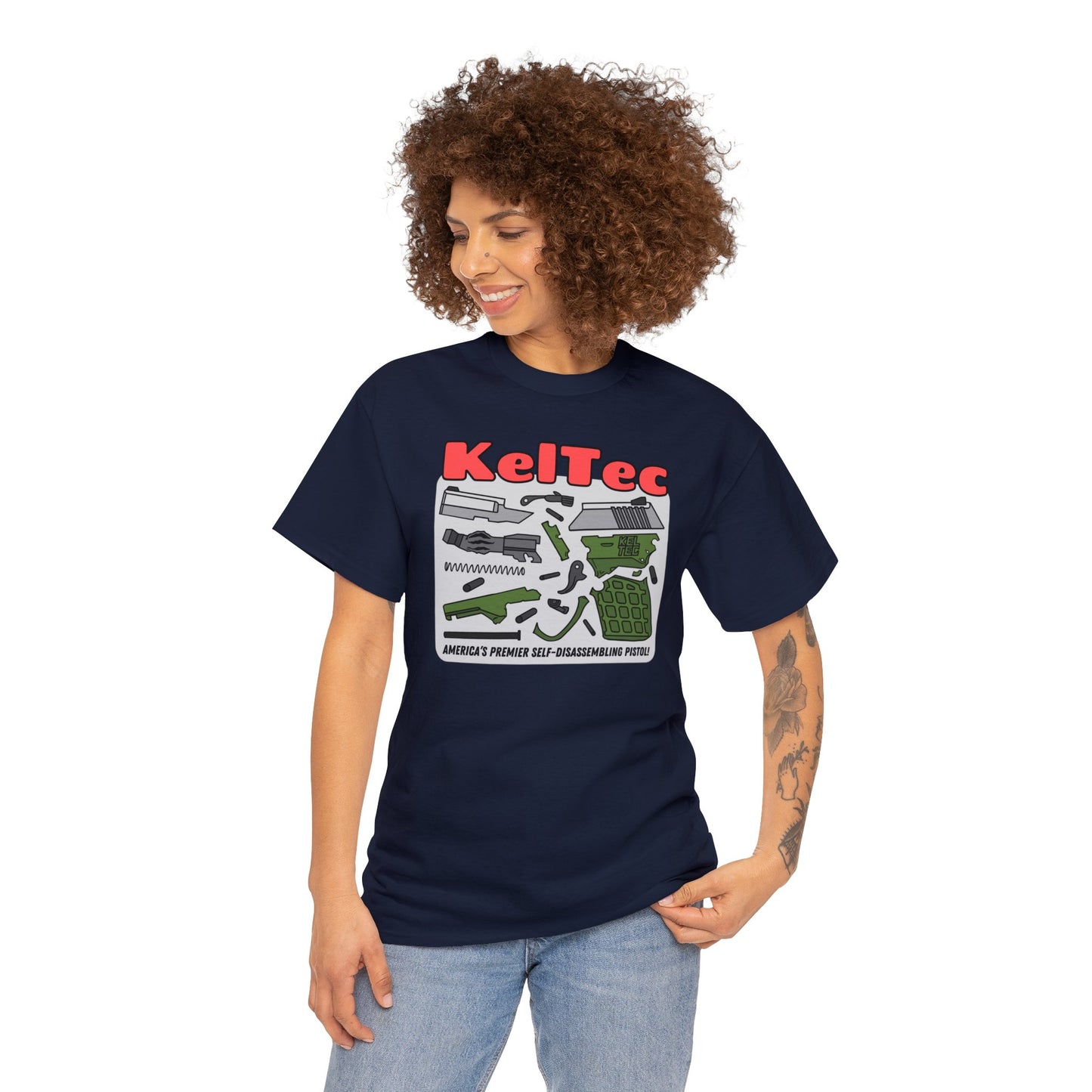 KelTec Disassembled Unisex Heavy Cotton Tee