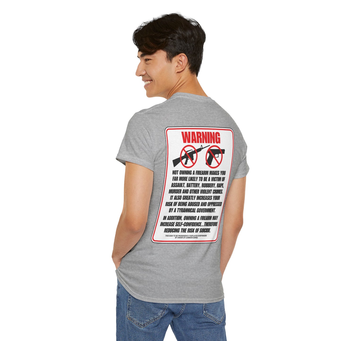 Firearm Safety! Unisex Heavy Cotton Tee
