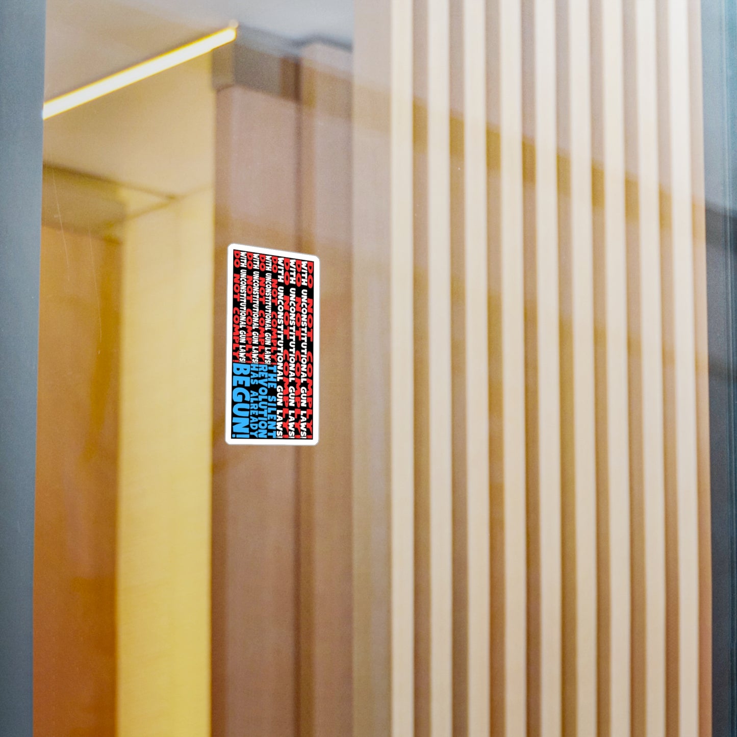 Do Not Comply! Kiss-Cut Vinyl Decals