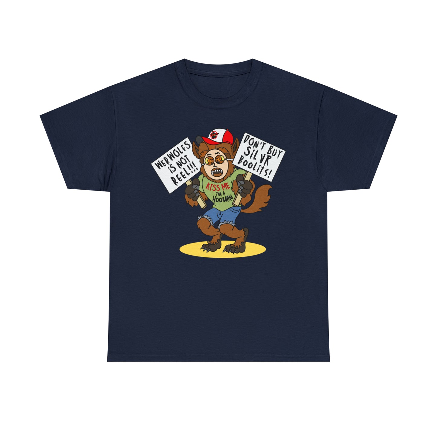 Werwolfs Is Not Reel! Unisex Heavy Cotton Tee