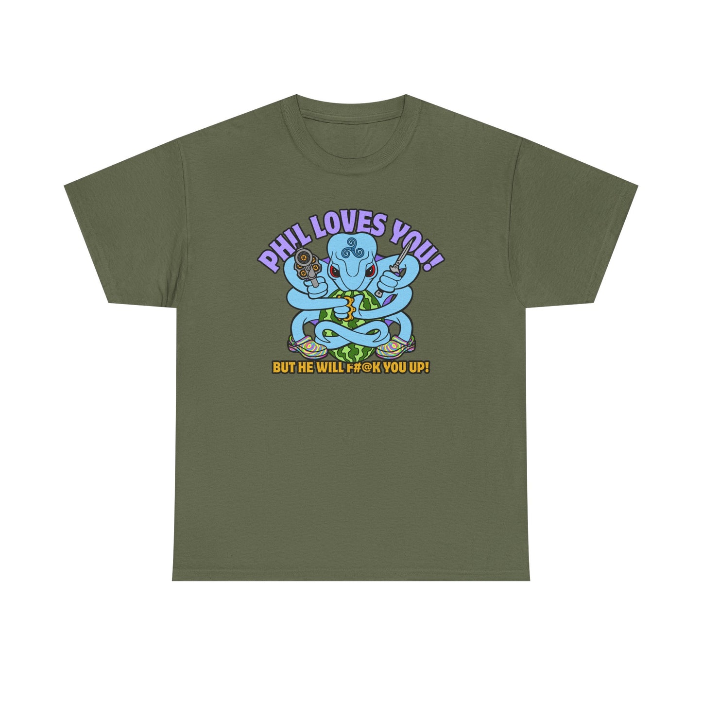 Phil Loves You! Unisex Heavy Cotton Tee