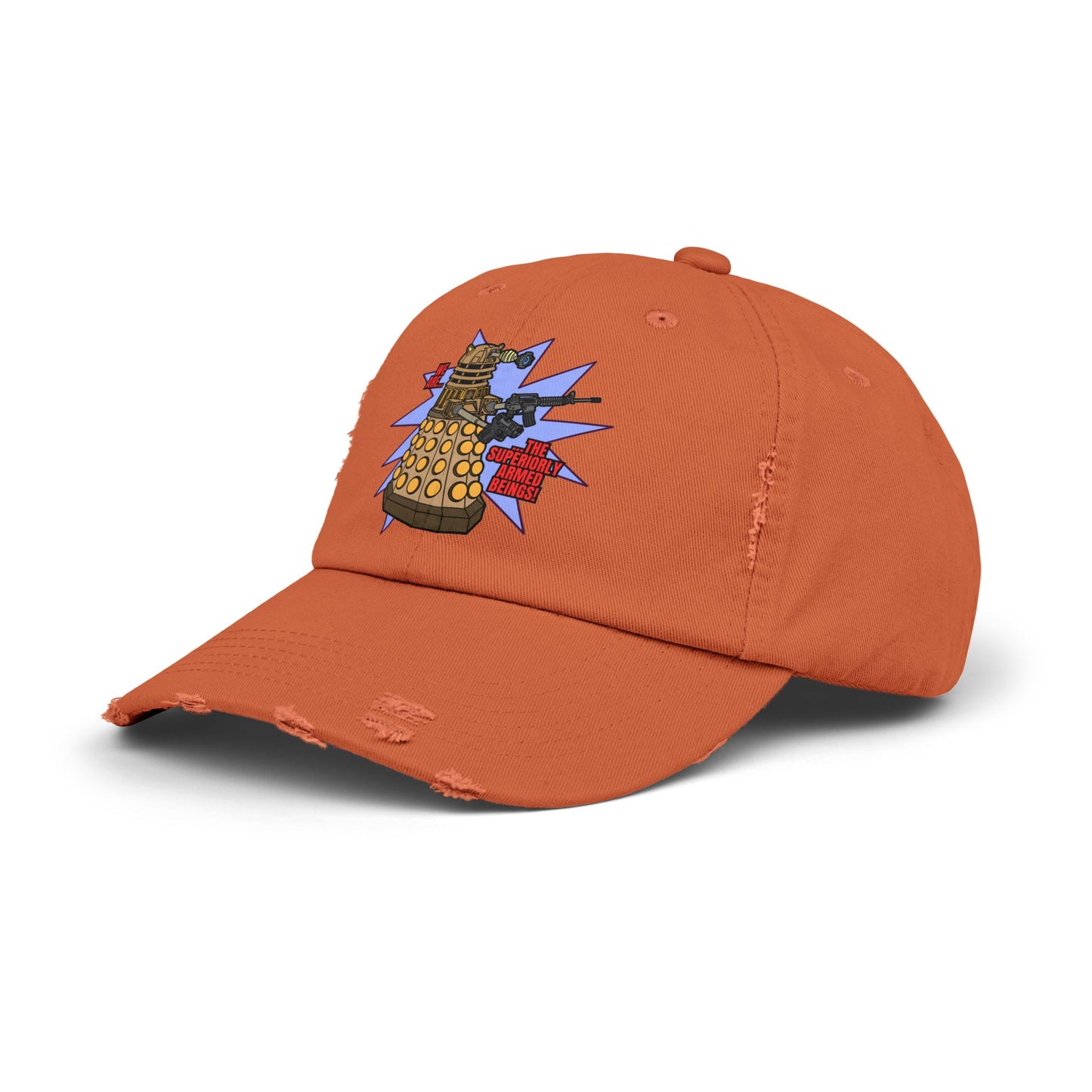 "Dalek" Superiorly Armed Beings! Unisex Distressed Cap