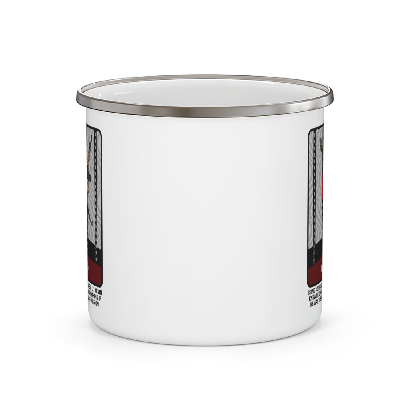 Ginger Redshirt Enamel Camping Mug