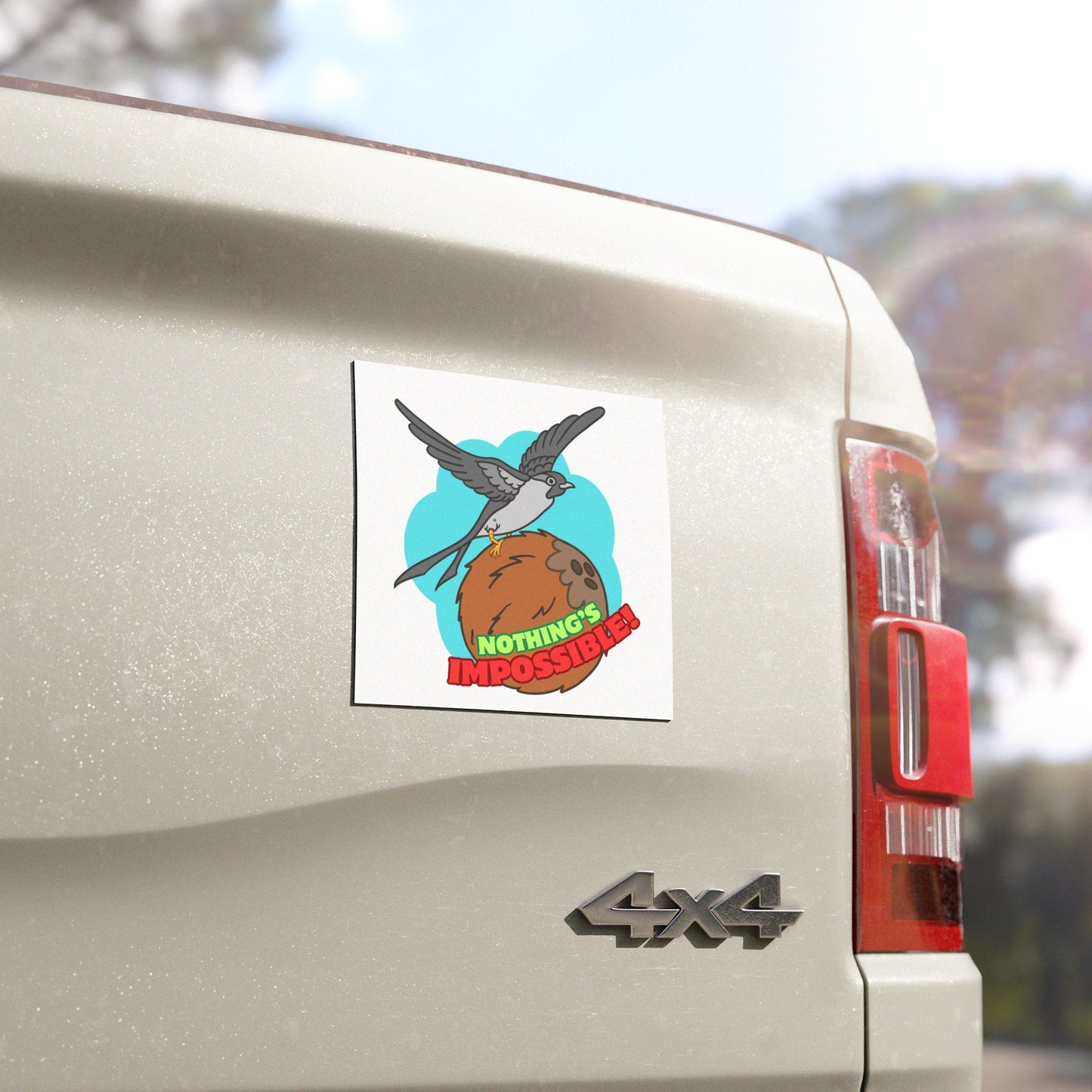 Nothing's Impossible Car Magnets